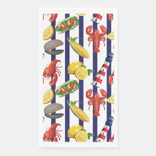 New-England-Picknick Serviette (Vorderseite)