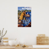 New-England-Plakat Poster (Küche)