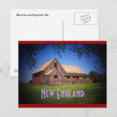 New England Postcard Postkarte (Vorne/Hinten)
