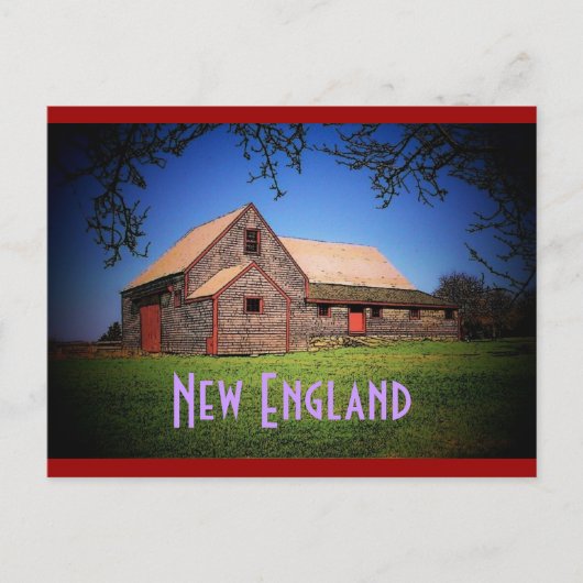 New England Postcard Postkarte (Vorderseite)