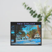 New England Postcard Postkarte (Stehend Vorderseite)