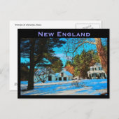 New England Postcard Postkarte (Vorne/Hinten)
