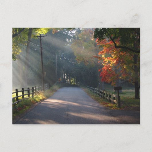 New England Postkarte (Vorderseite)