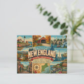 New-England-Postkarte Postkarte (Stehend Vorderseite)