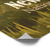 New England Reise Reiseplakat Poster (Ecke)