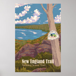New England Reise Reiseplakat Poster
