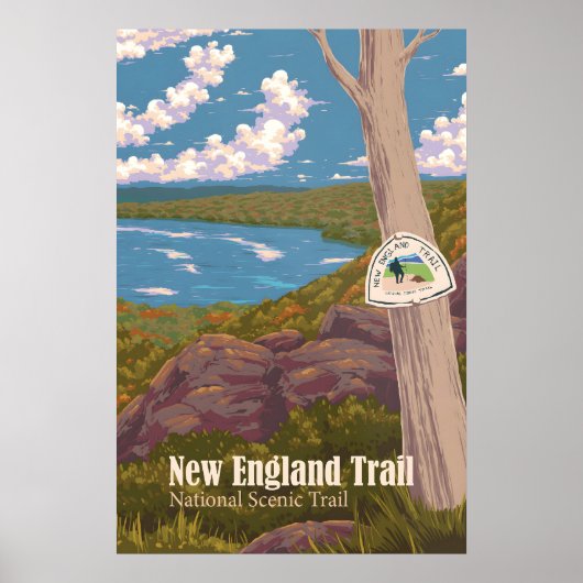 New England Reise Reiseplakat Poster (Vorne)