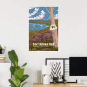 New England Reise Reiseplakat Poster (Heimbüro)