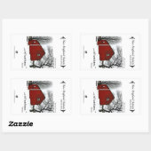 New England Saints Rechteckiger Aufkleber (Blatt)