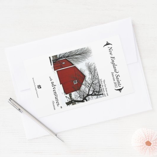 New England Saints Rechteckiger Aufkleber (Umschlag)