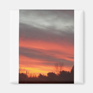 New-England-Sonnenuntergang Magnet