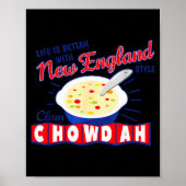 New England Style Clam Chowder  Poster (Vorne)
