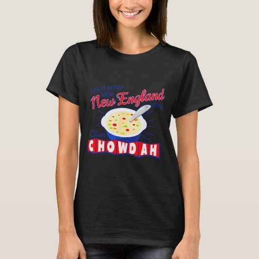 New England Style Clam Chowder T-Shirt (Vorderseite)