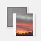 New England Sunset Magnet (Vorderseite/Rückseite)