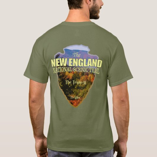 New England Trail (Pfeilspitzen) T-Shirt (Rückseite)