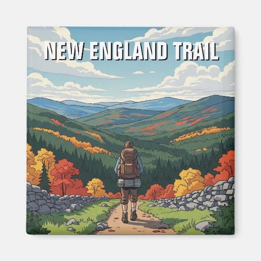 New England Travel Magnet (Vorne)