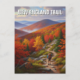 New England Travel Postkarte