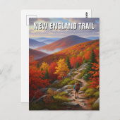New England Travel Postkarte (Vorne/Hinten)