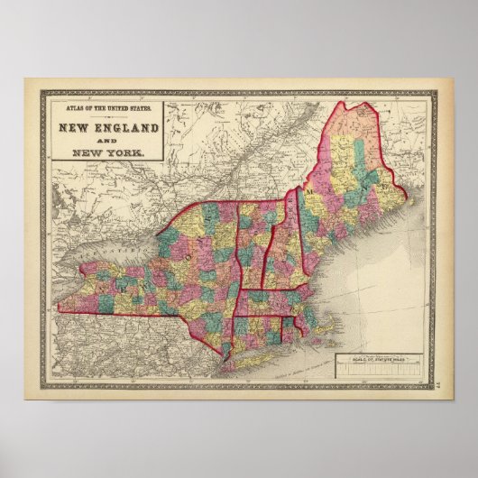 New England und New York 2 Poster (Vorne)