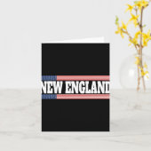 New England Usa Flag Patriotic State Varsity New E Karte (Gelbe Blume)