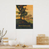 New England Vintage Travel Poster (Küche)