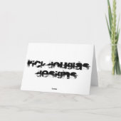 New England Weihnachtskarte Feiertagskarte (Rückseite)