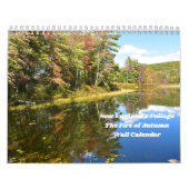 New England's Foliage Wall Calendar Kalender (Titelbild)