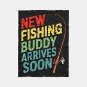 New Fishing Buddy Arrives Soon For Father’s Day An Fleecedecke (Vorderseite)