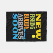 New Fishing Father’s Day Grandpa, Funny, Mom, Baby Fleecedecke (Vorderseite (Horizontal))