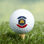 New flag of Utah State Golfball (Insitu T-Shirt)