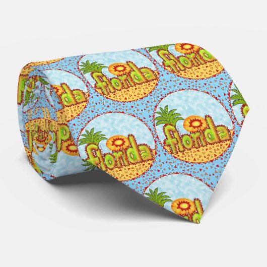 New Florida Sun Krawatte (Gerollt)