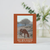 New Forest 1920er Jahre Retro-Postkarte Postkarte (Stehend Vorderseite)