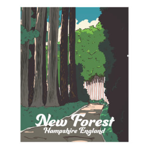 New forest Hampshire England Fotodruck