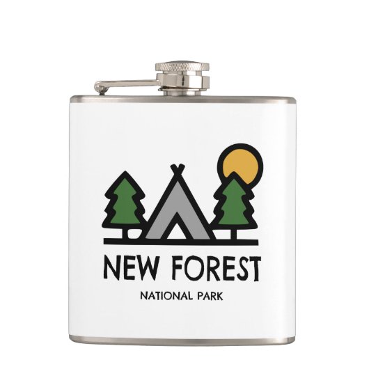 New Forest National Park Flachmann (Vorderseite)