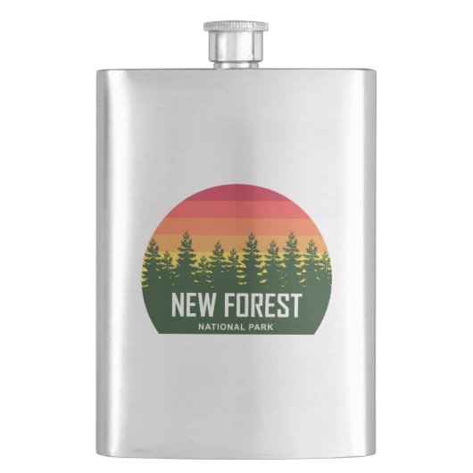 New Forest National Park Flachmann (Vorderseite)