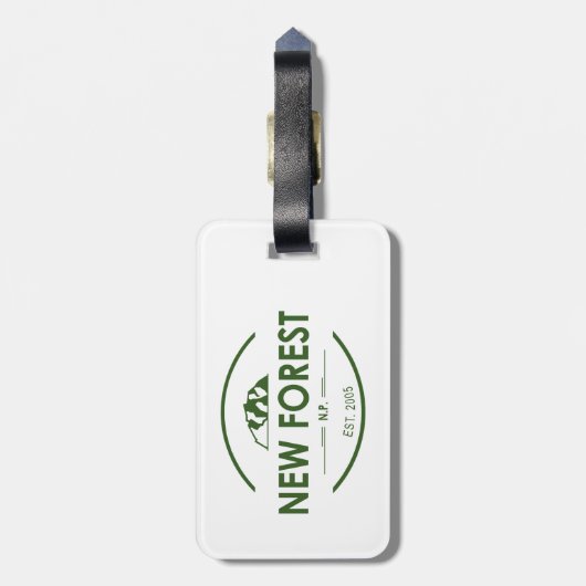 New Forest National Park Gepäckanhänger (Rückseite vertikal)