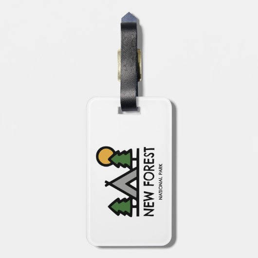 New Forest National Park Gepäckanhänger (Rückseite vertikal)