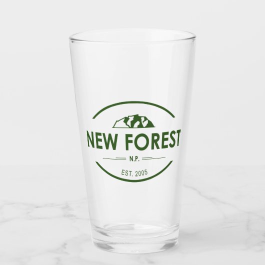 New Forest National Park Glas (Vorderseite)