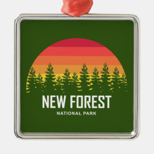 New Forest National Park Ornament Aus Metall