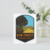 New Forest National Park Postkarte (Stehend Vorderseite)