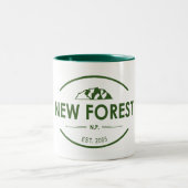 New Forest National Park Zweifarbige Tasse (Mittel)