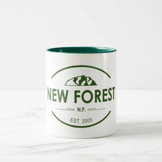 New Forest National Park Zweifarbige Tasse (Mittel)