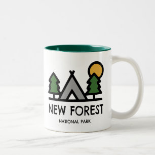 New Forest National Park Zweifarbige Tasse