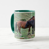 New Forest Ponies of Hampshire England Tasse (Vorderseite Links)