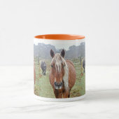 New Forest Ponies of Hampshire England Tasse (Zentrum)