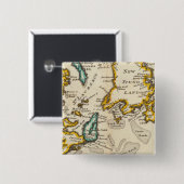 New Found Land, St Laurence Bay, Acadia Button (Vorne & Hinten)