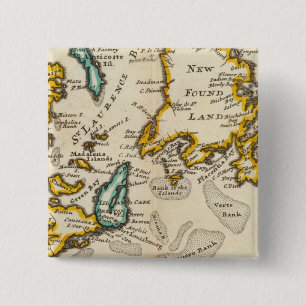 New Found Land, St Laurence Bay, Acadia Button