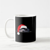 New Foundland Dog Lover Funny Santa Hat Christmas  Kaffeetasse (Links)