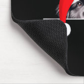 New Foundland Dog Lover Funny Santa Hat Christmas  Mousepad (Ecke)
