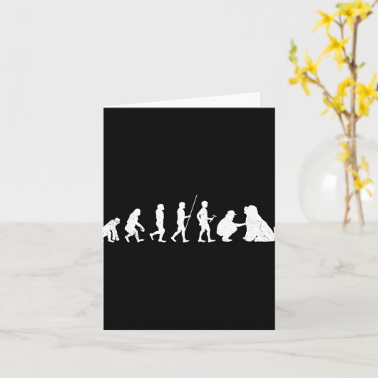 New Foundland Shirt Men Women New Foundland Dog Mo Karte (Gelbe Blume)